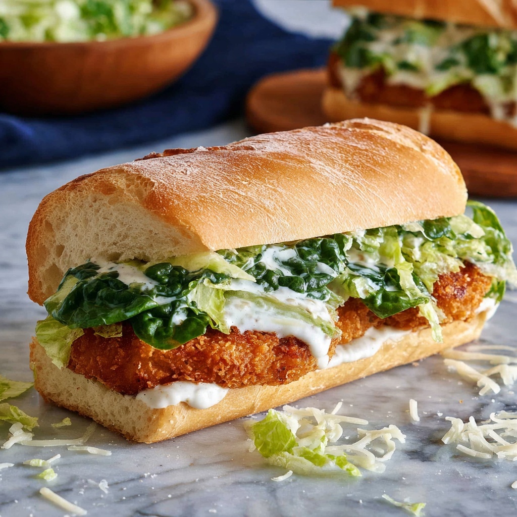 Crispy Chicken Caesar Sandwich Recipe - Recipe Image