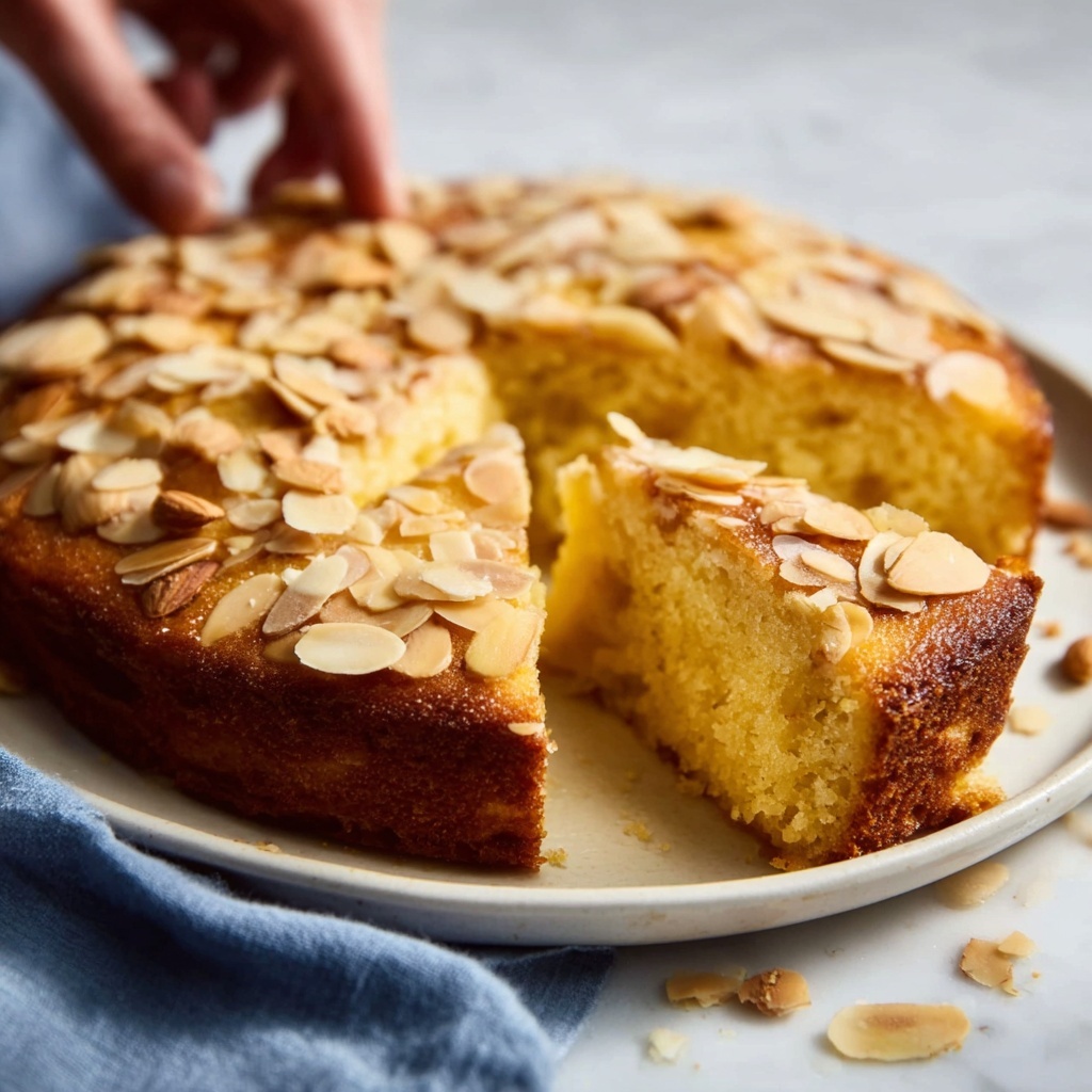 Italian Almond Ricotta Cake Recipe - Recipe Image