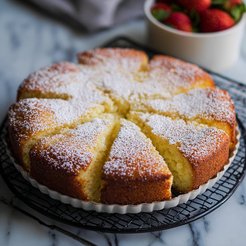 French Butter Cake Recipe - Recipe Image