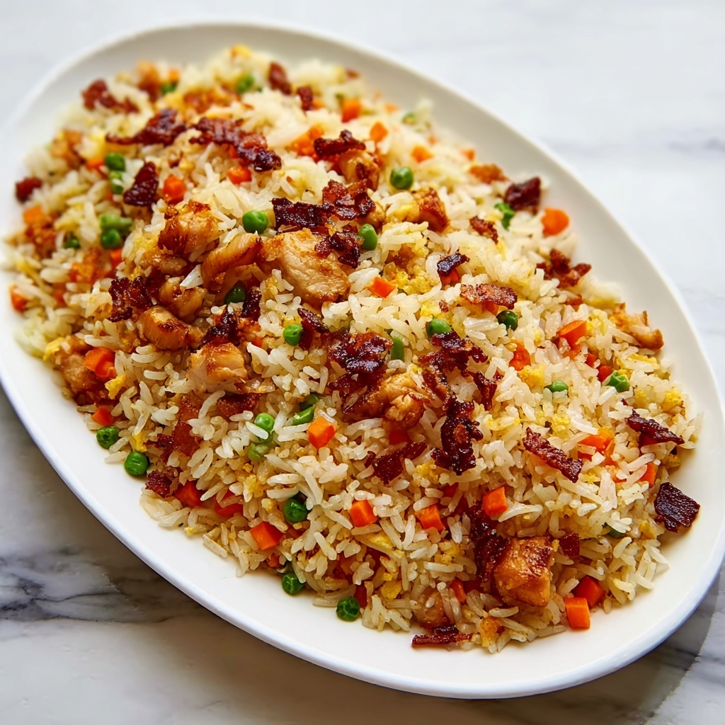 BBQ Chicken Fried Rice Recipe - Recipe Image