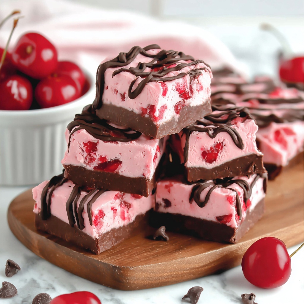 Cherry Garcia Fudge Recipe - Recipe Image
