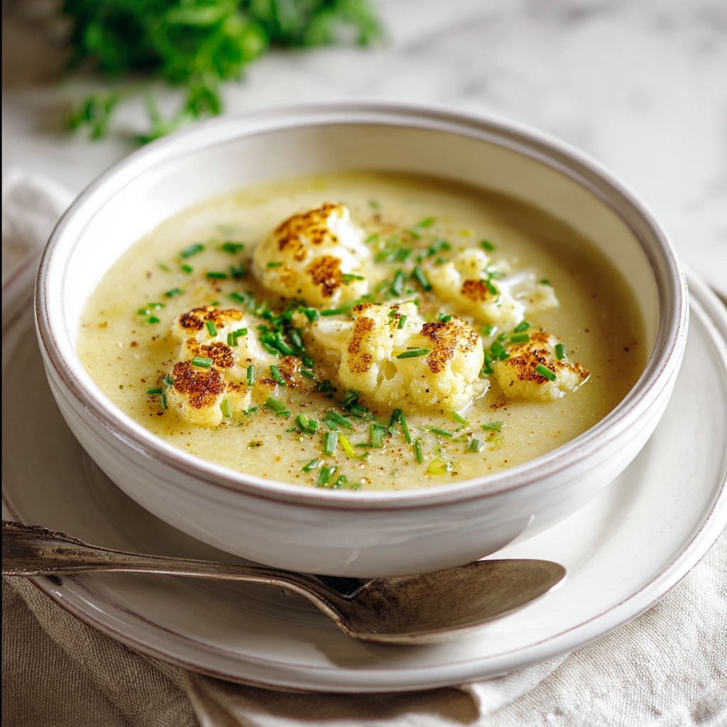 Roasted Cauliflower Soup Recipe - Recipe Image