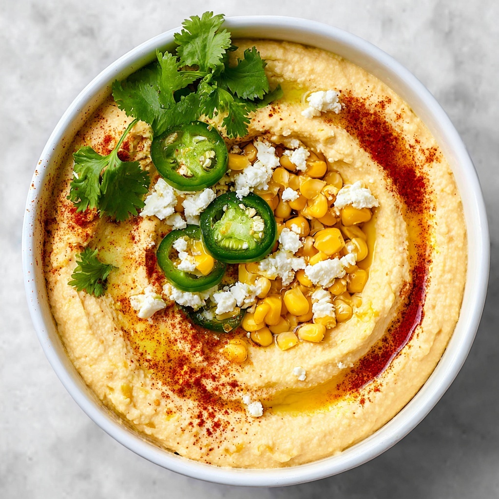 Street Corn Hummus Recipe - Recipe Image