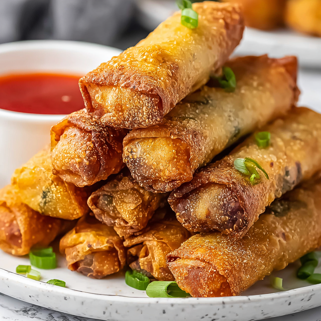 Perfectly Crispy Spring Rolls Recipe - Recipe Image
