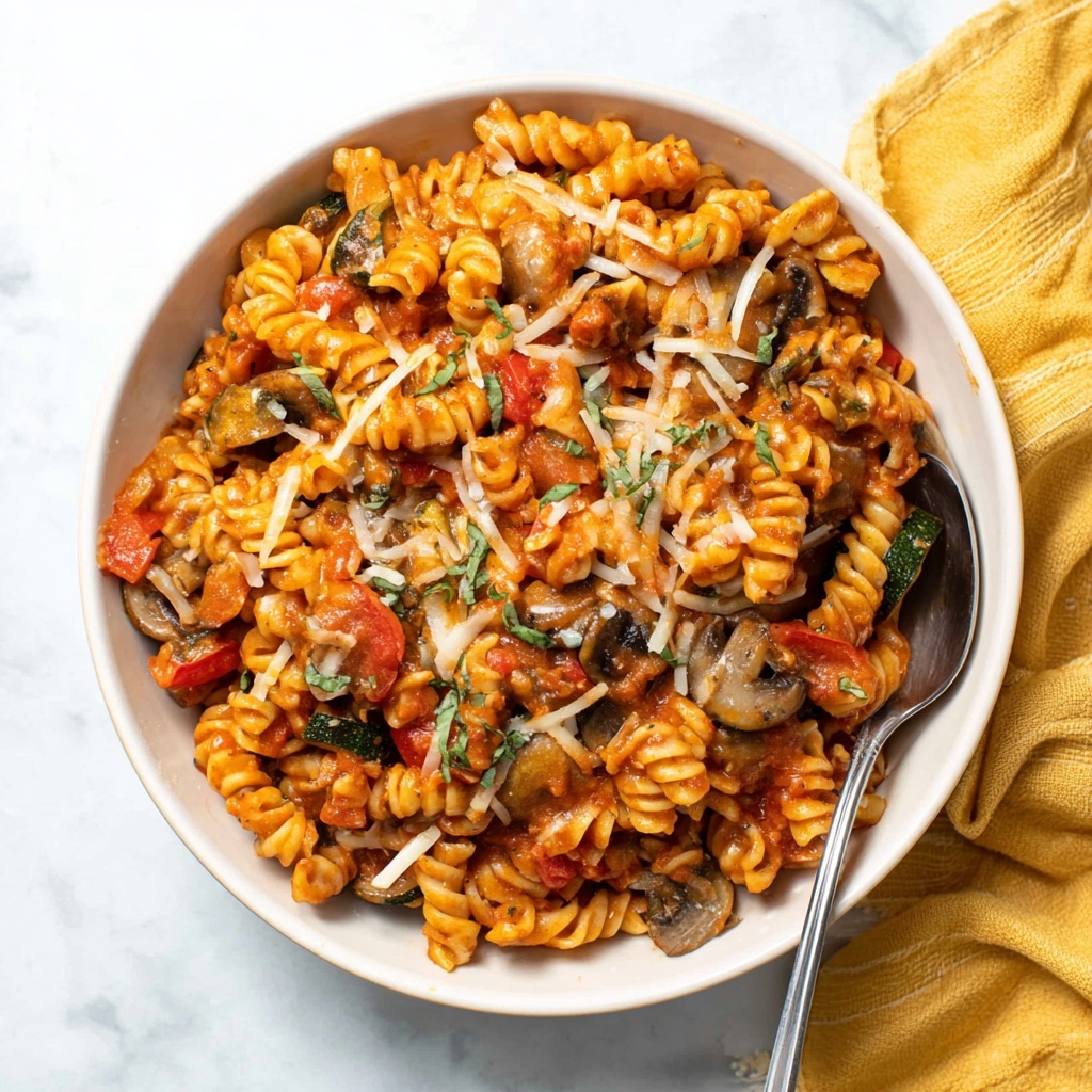 One Pot Veggie Pasta Recipe - Recipe Image