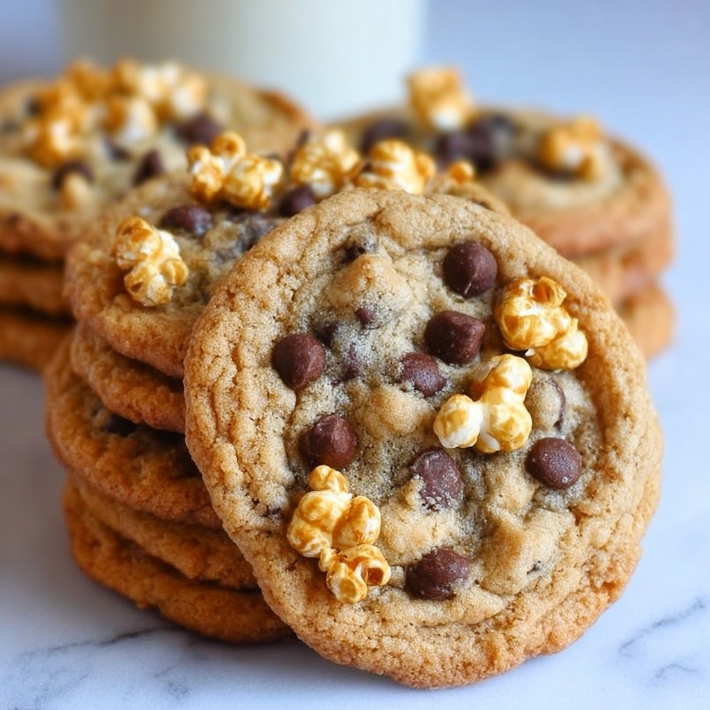 Caramel Corn Chocolate Chip Cookies Recipe - Recipe Image