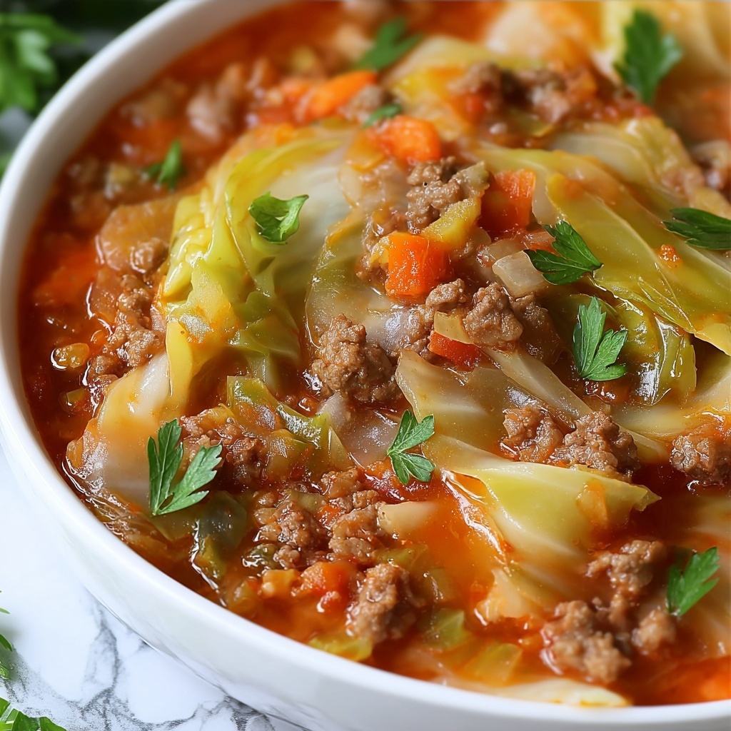 Low Carb Unstuffed Cabbage Casserole Recipe - Recipe Image