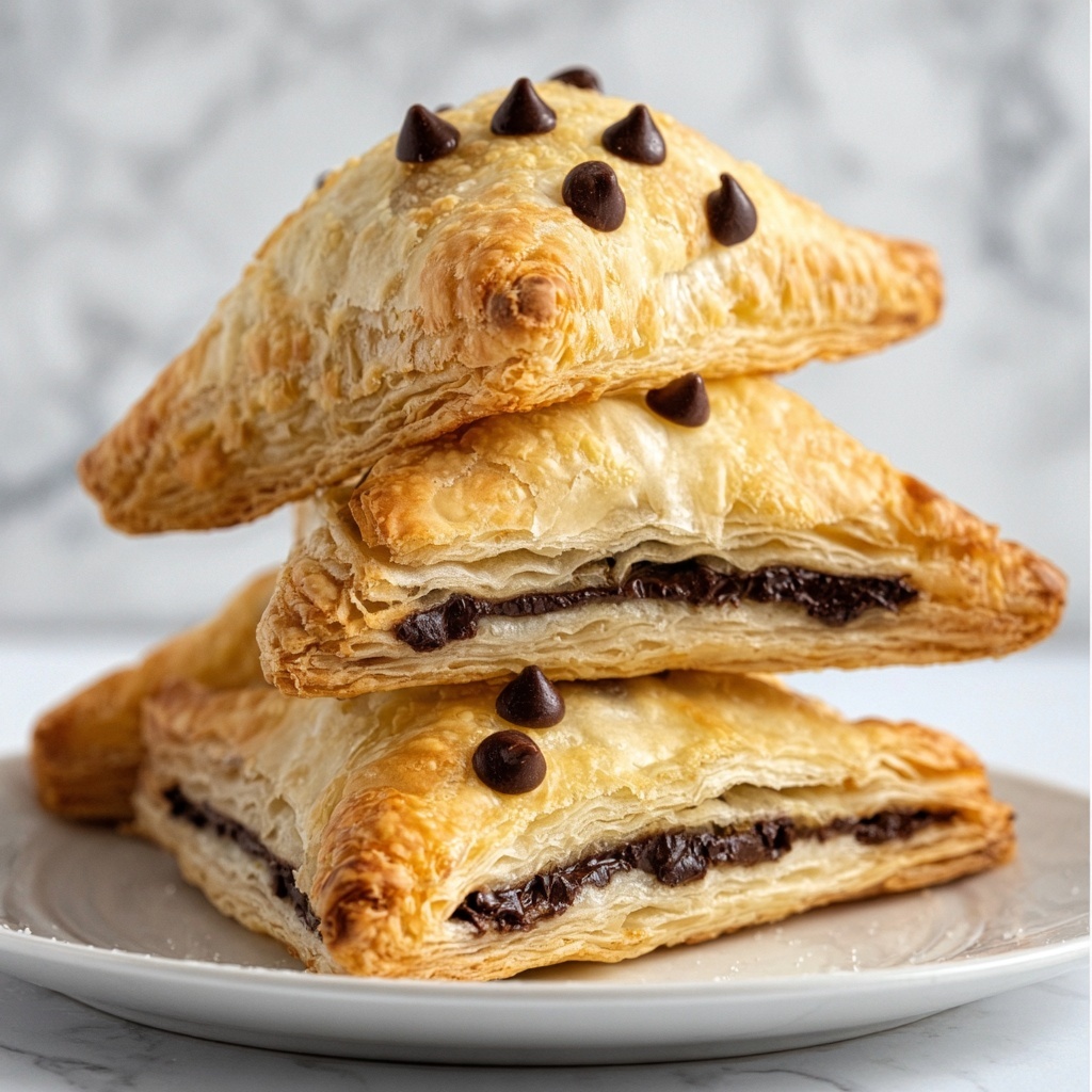 Chocolate Chip Cookie Dough Turnovers Recipe - Recipe Image