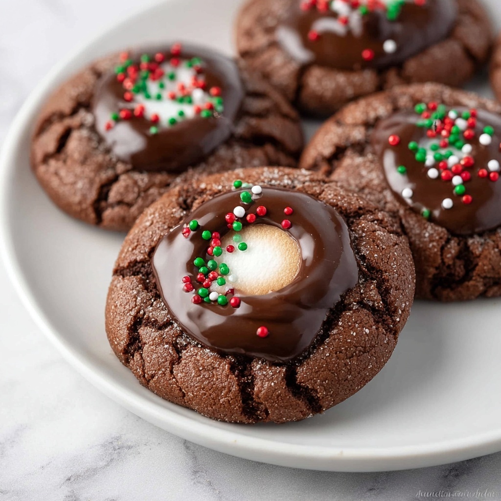 Hot Chocolate Cookies with Marshmallows and Chocolate Chips Recipe - Recipe Image