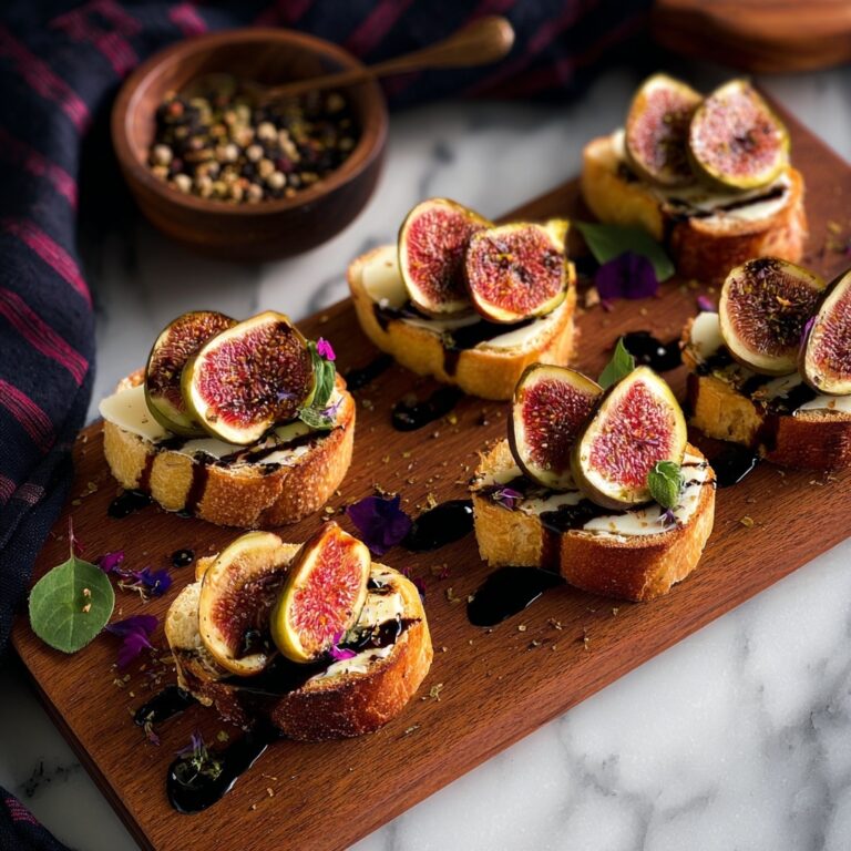 Fig and Brie Crostini Recipe