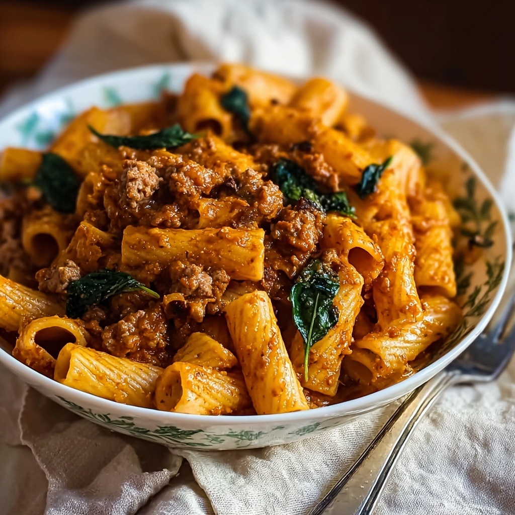 Spicy Tuscan Chicken Pasta Recipe - Recipe Image