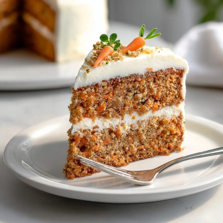 Simple Carrot Cake with Cream Cheese Frosting Recipe