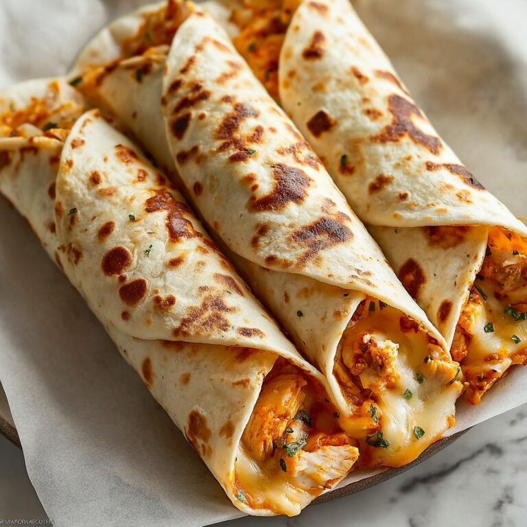 Air Fryer Hot Chicken and Cheese Wraps Recipe