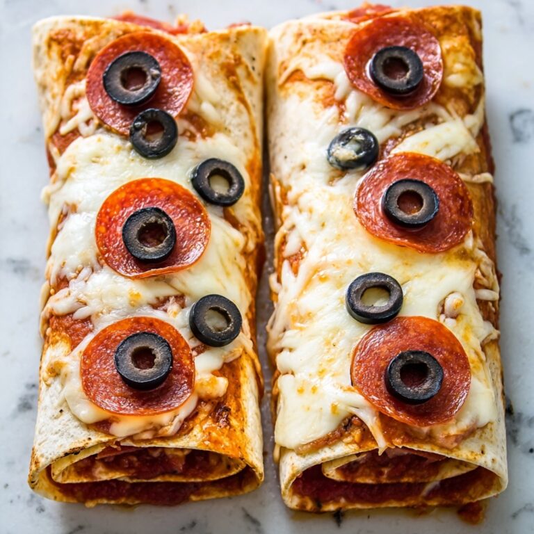 Baked Pizza Wraps Recipe