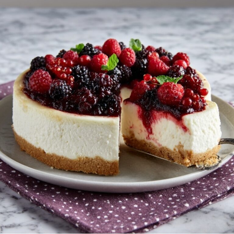 Mixed Fruit Cheesecake Recipe