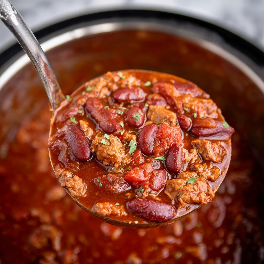 Slow Cooker Steak Chili Recipe - Recipe Image