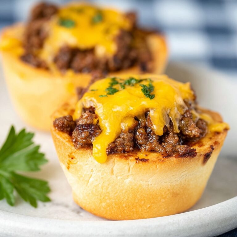 Sloppy Joe Biscuit Cups Recipe