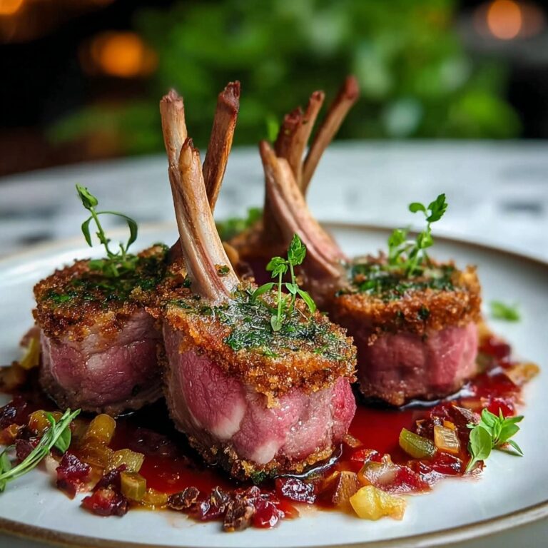 Herb-Crusted Rack of Lamb Recipe