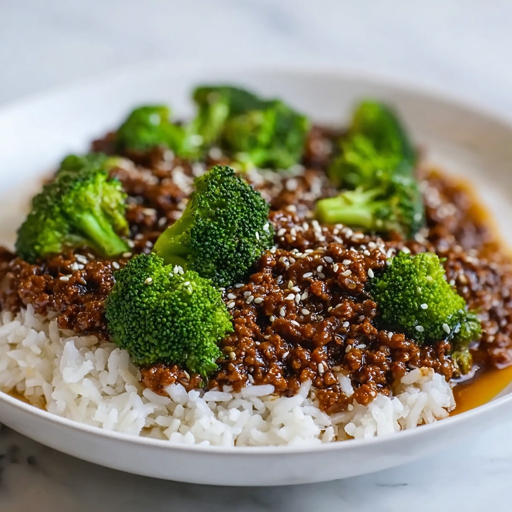 Honey Garlic Ground Beef and Broccoli Stir-Fry Recipe - Recipe Image