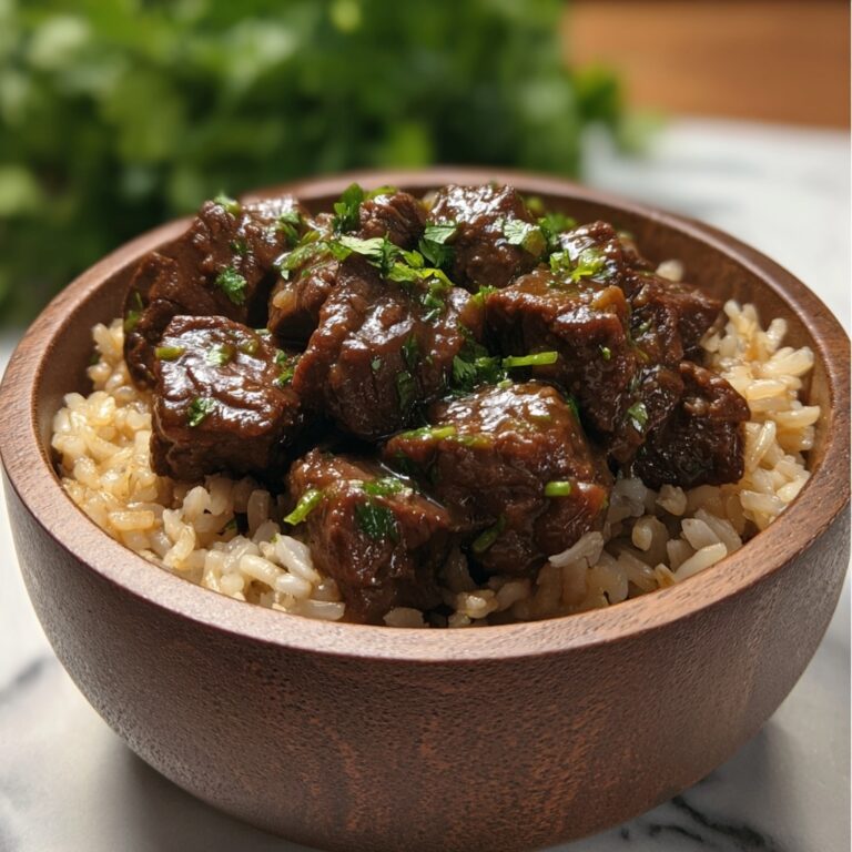 Beef Tips and Rice Recipe