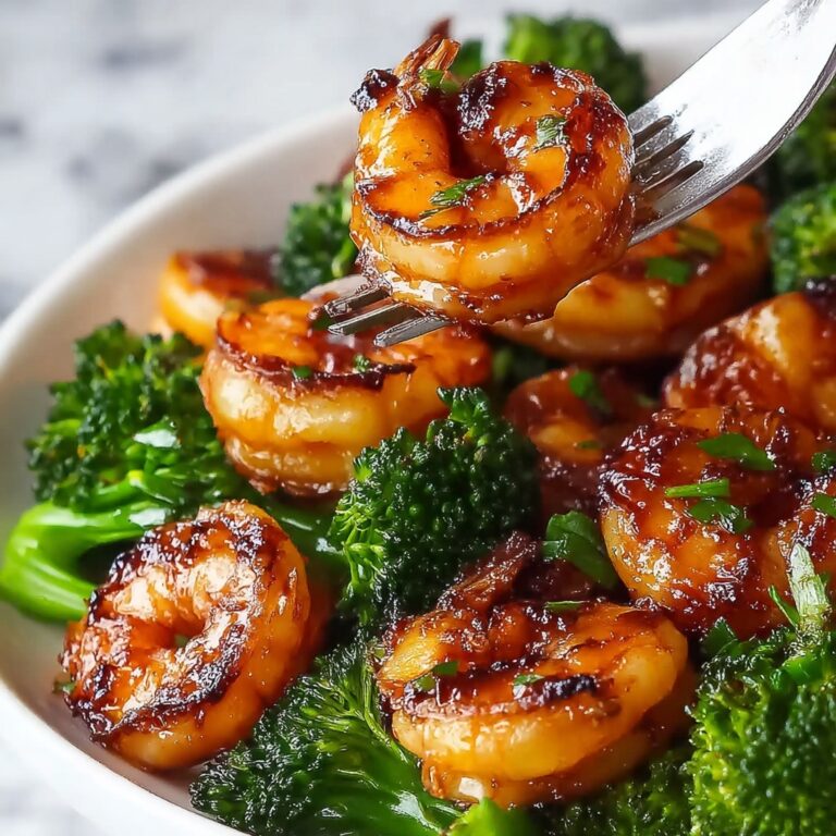 Honey Garlic Butter Shrimp & Broccoli Recipe