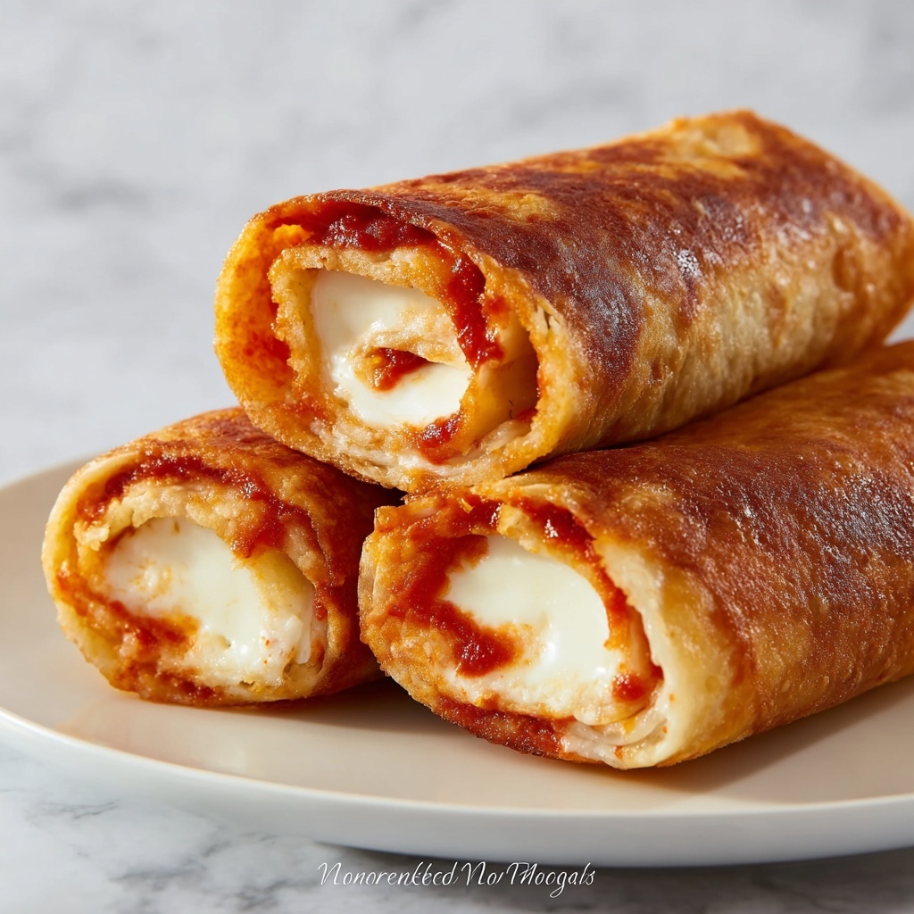 Easy Air Fryer Pizza Roll Ups Recipe - Recipe Image