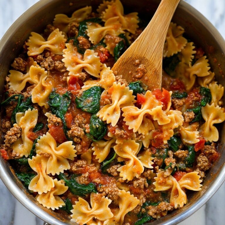 Tomato Spinach Sausage Pasta Recipe