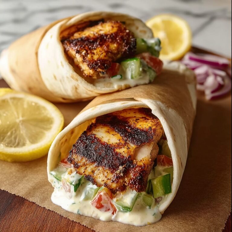 Greek Chicken Gyros with Tzatziki Recipe