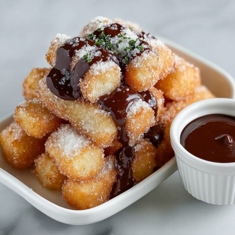 Air Fryer Churro Bites with Cinnamon Sugar and Dipping Sauces Recipe
