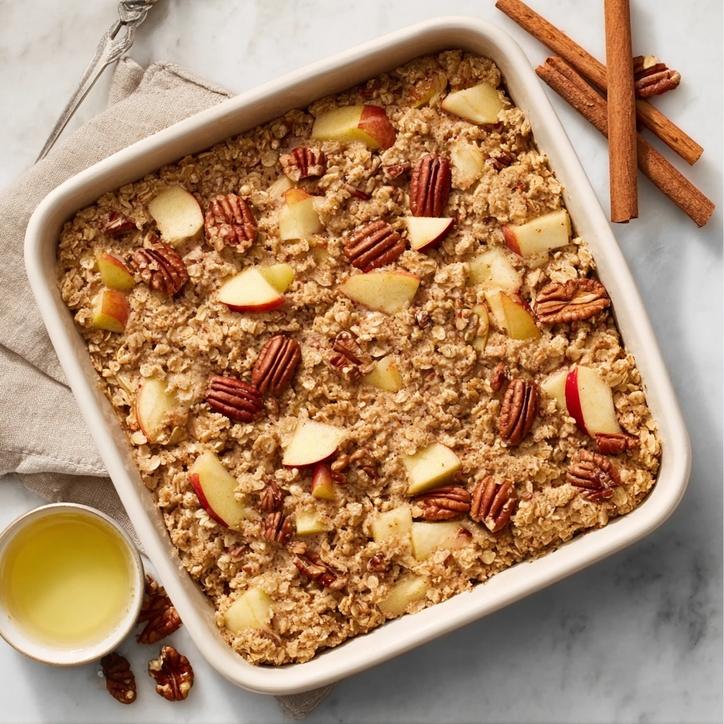 Caramel Apple Baked Oatmeal Recipe - Recipe Image
