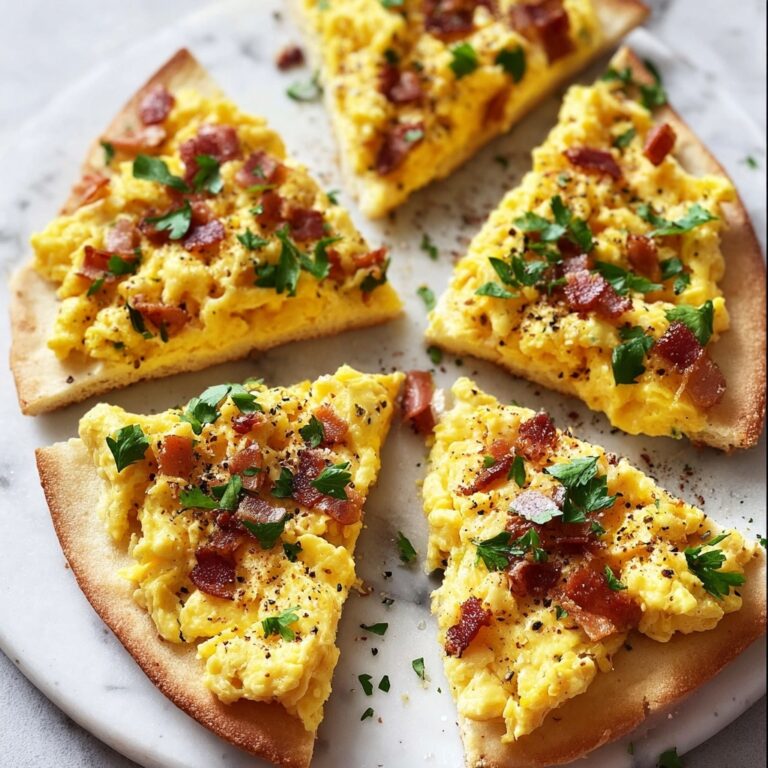 Easy Breakfast Pizza on a Tortilla Recipe
