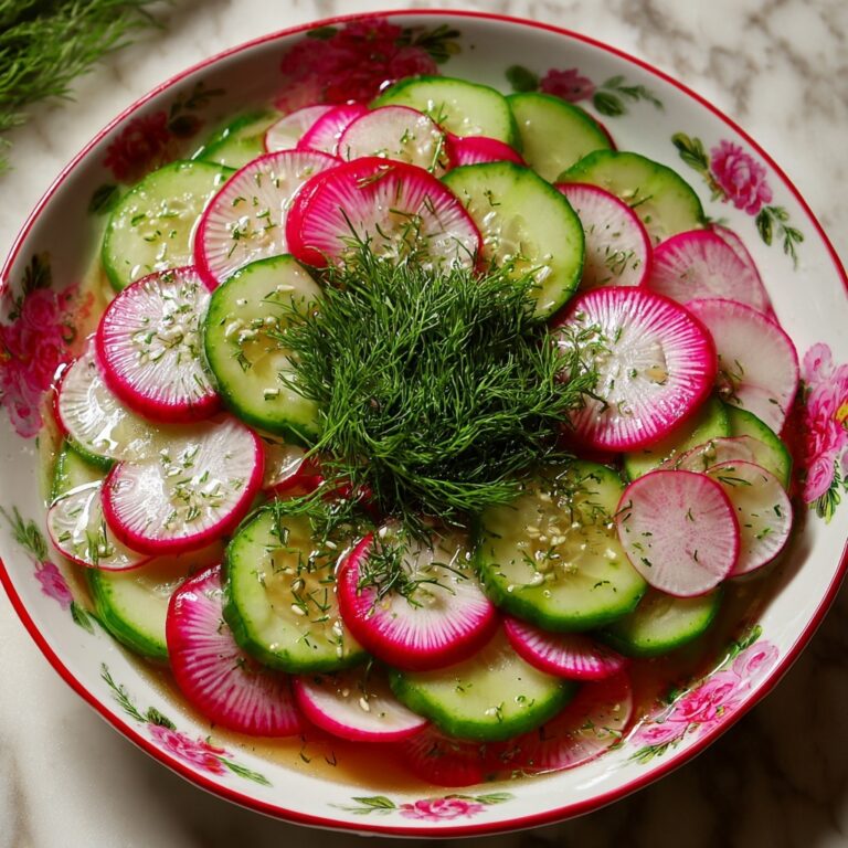 Dewy Dill Delight Radish and Cucumber Salad Recipe