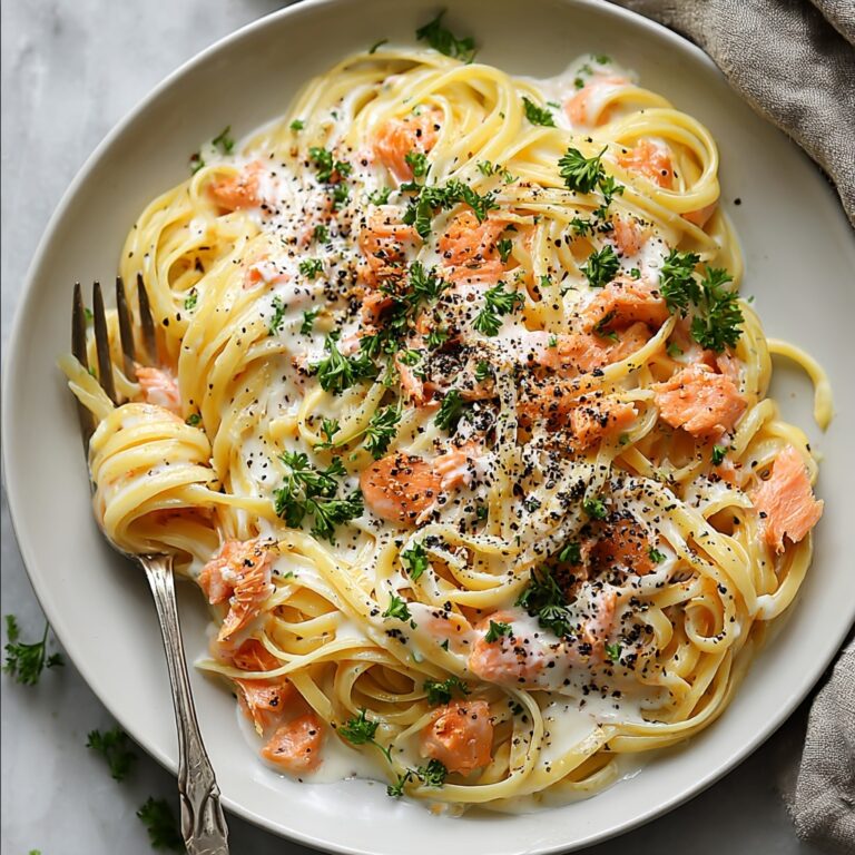 Smoked Salmon Carbonara Recipe
