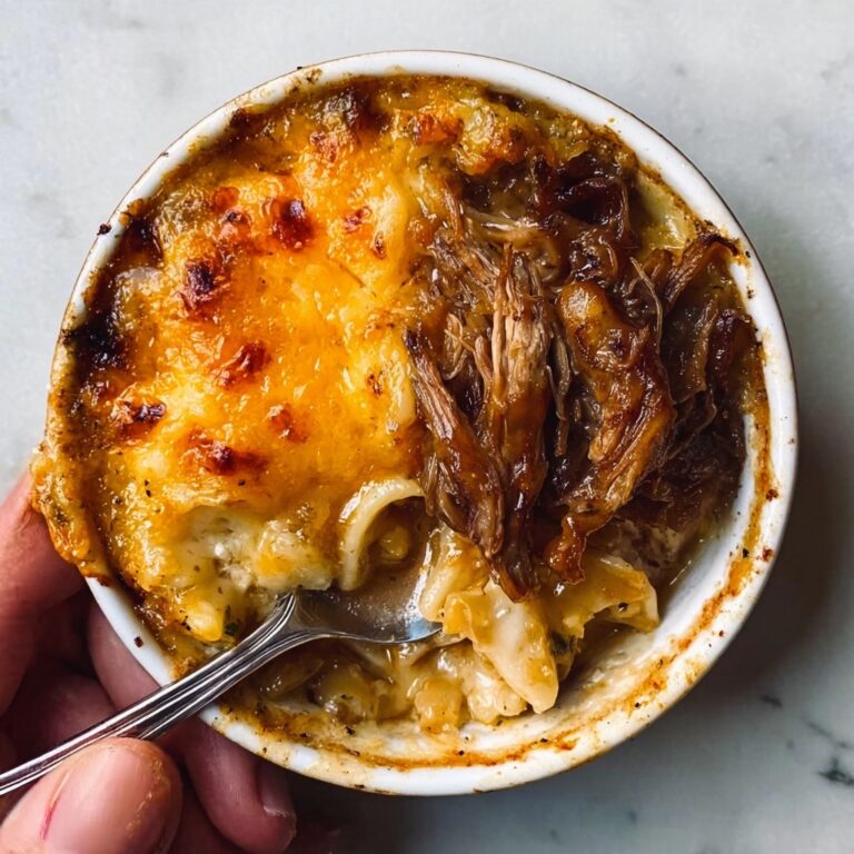 Oxtail Pot Pie with a Mac & Cheese Crust Recipe