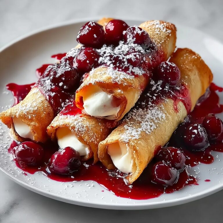 Cherry Cream Cheese Egg Rolls Recipe