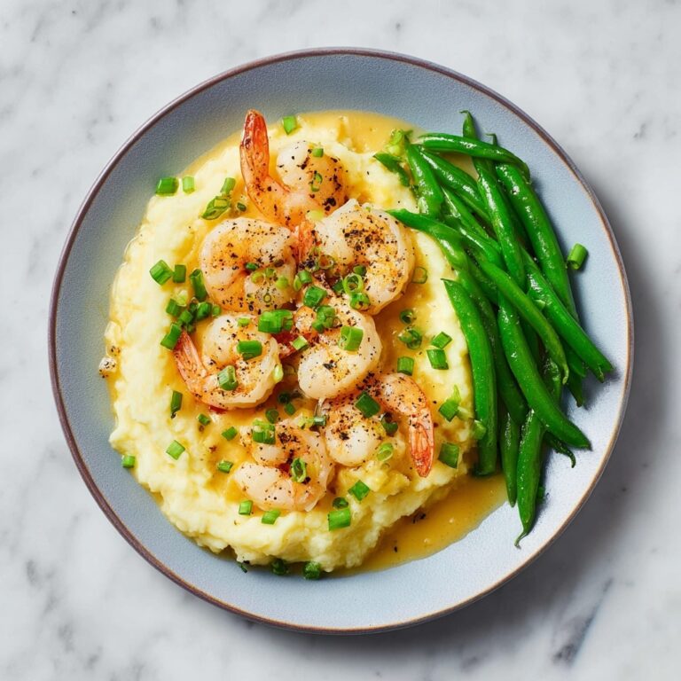 Garlic Butter Shrimp and Mashed Potatoes Recipe