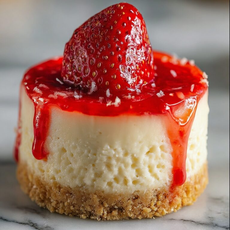 Mini Strawberry Cheesecakes Recipe
