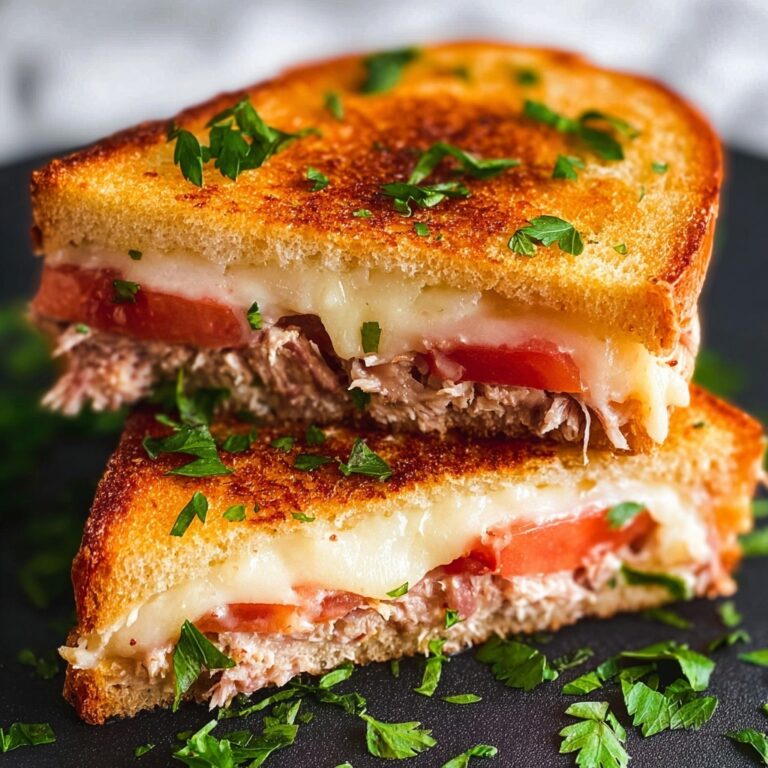 Tuna Melt Sandwiches with Fresh Herbs and Melty Fontina Recipe