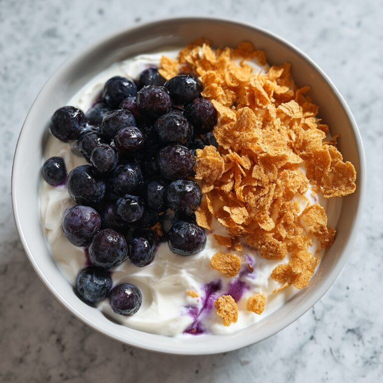 High-Protein Blueberry Cheesecake Bowl (Single Serve!) Recipe