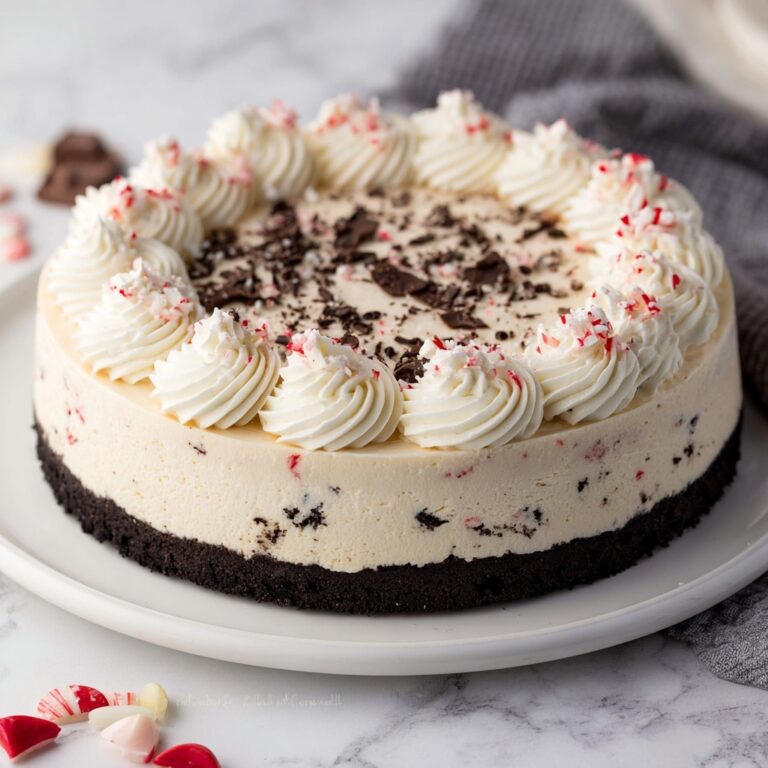 No-Bake Peppermint Cheesecake Recipe