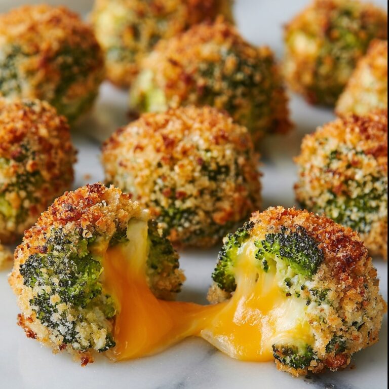 Baked Broccoli Cheese Balls Recipe