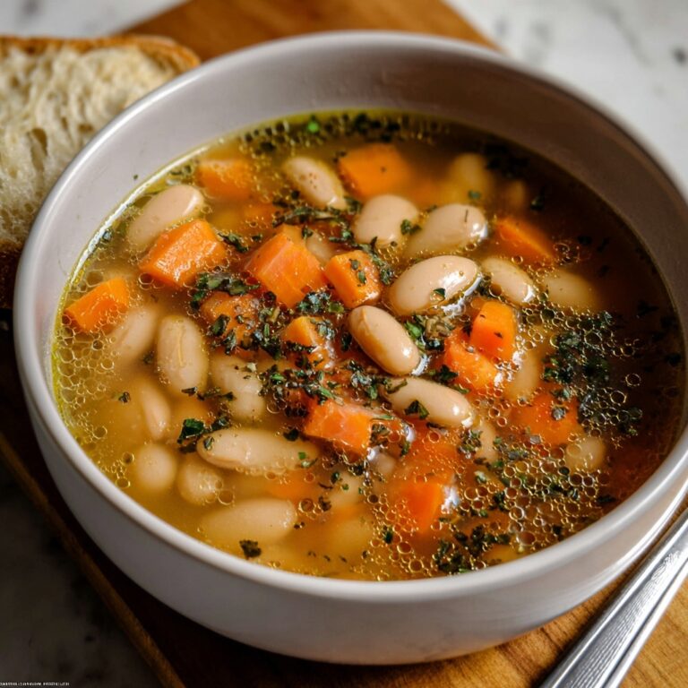 Great Northern Bean Soup with Carrots Recipe