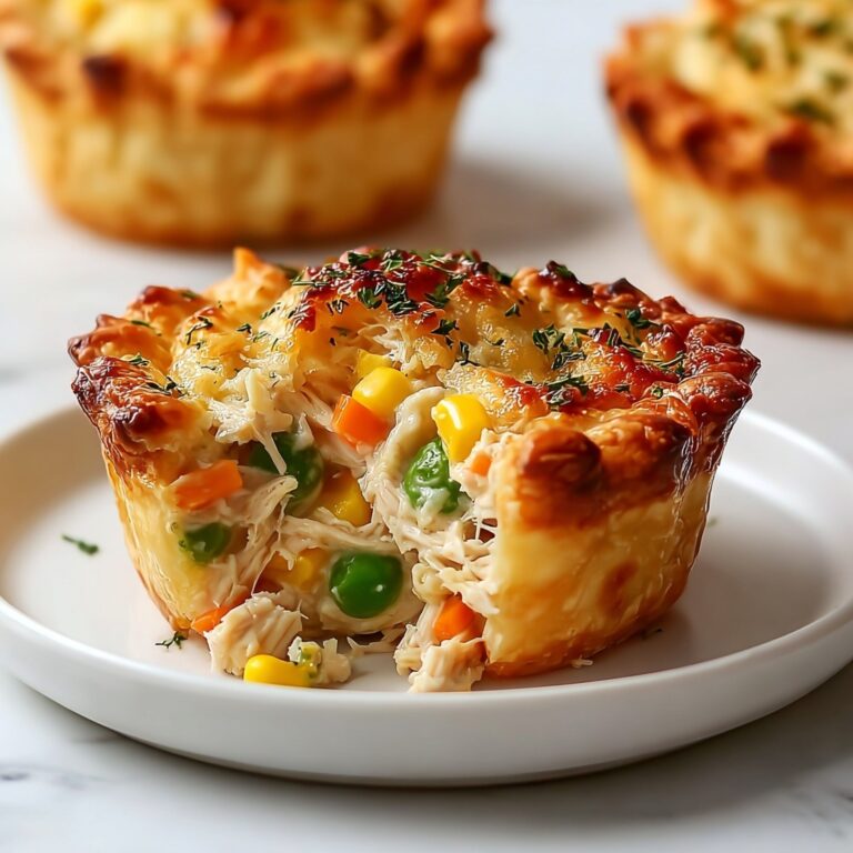 Mini Chicken Pot Pie Muffins Recipe