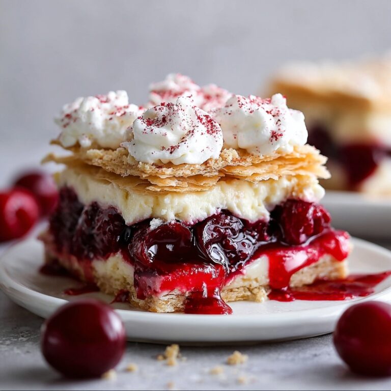 Cherry Pie Bars with Vanilla-Almond Glaze Recipe
