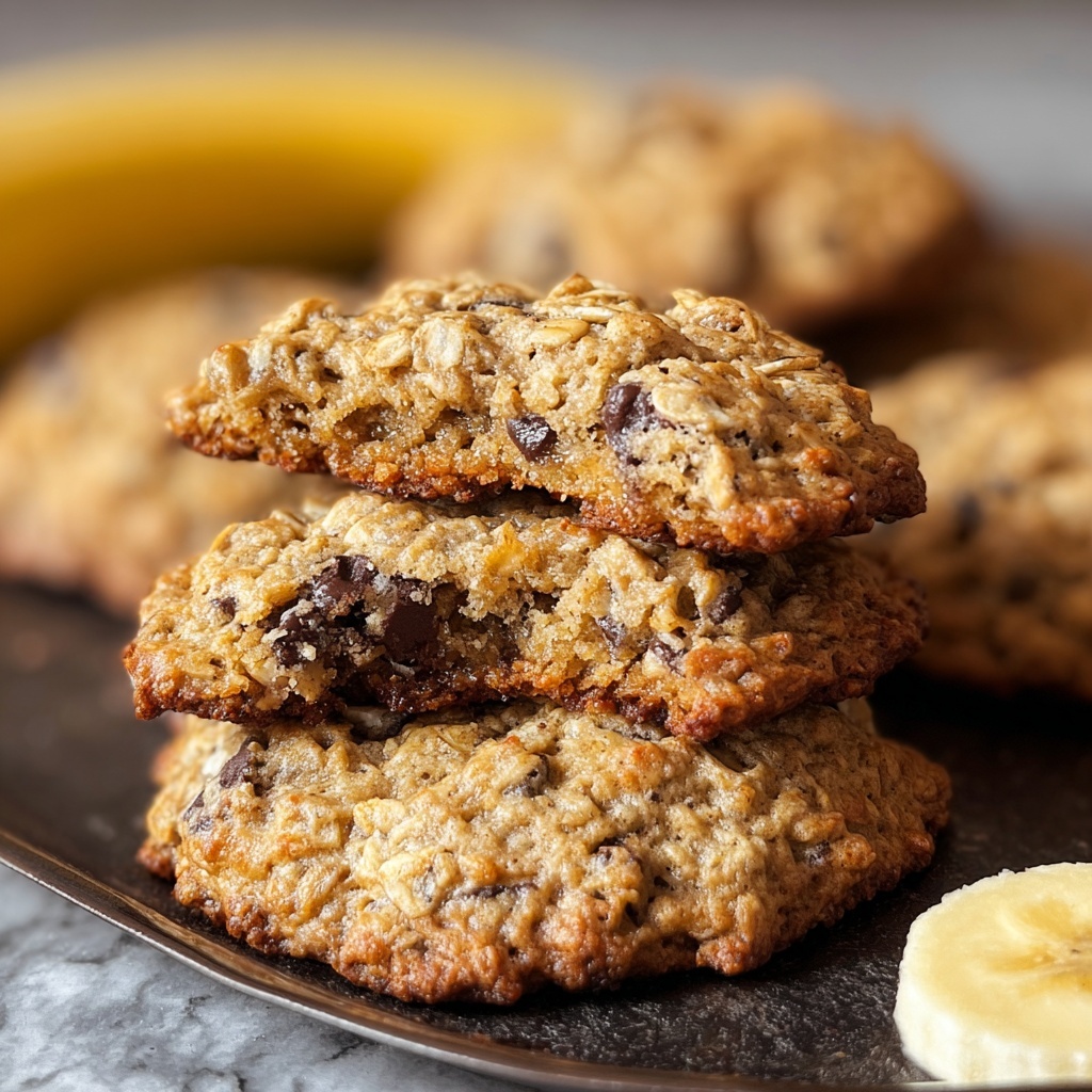 Banana Oatmeal Cookies Recipe - Recipe Image