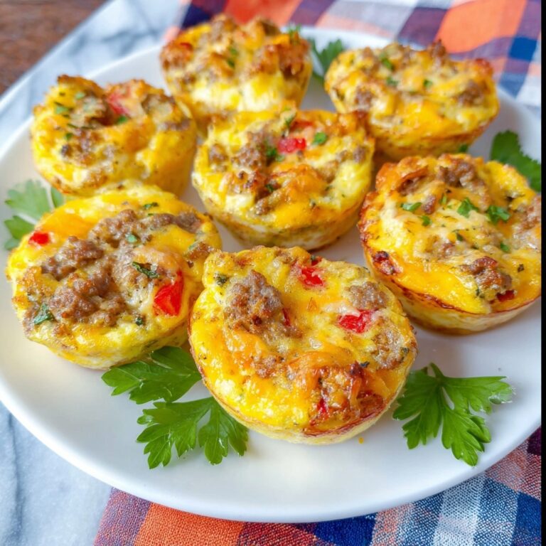 Rotel Sausage Hash Brown Breakfast Muffins Recipe
