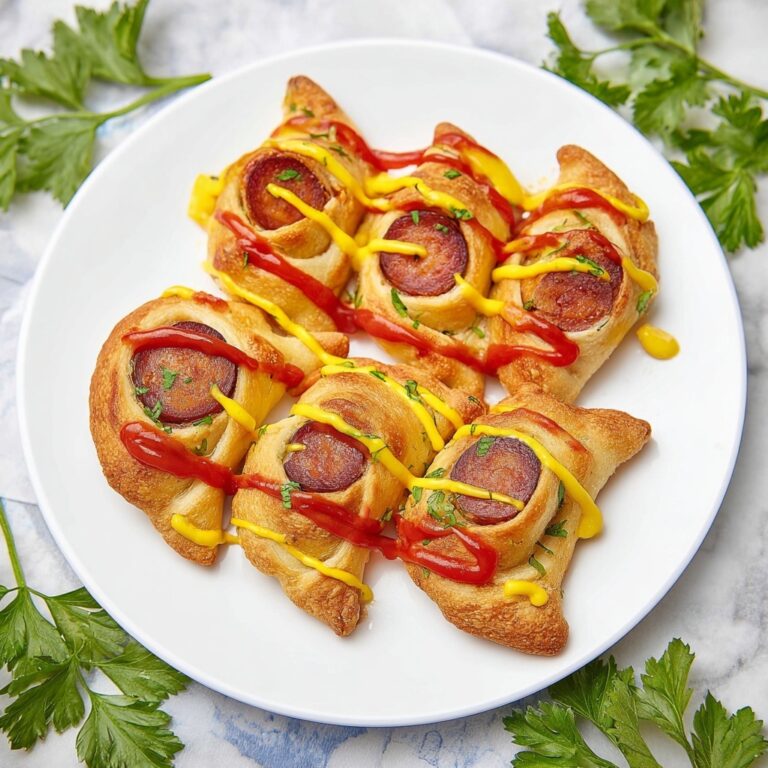 Twisted Crescent Roll Hot Dogs Recipe