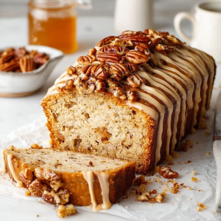 Easy Maple Pecan Vegan Bread with Maple Glaze Recipe