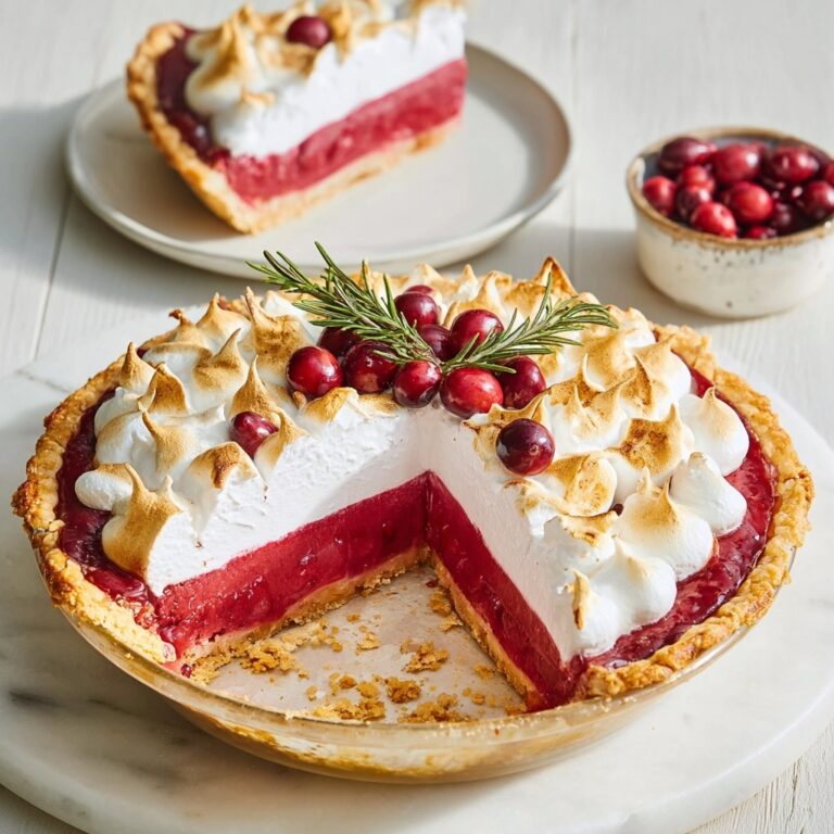 Vegan Cranberry Meringue Pie Recipe