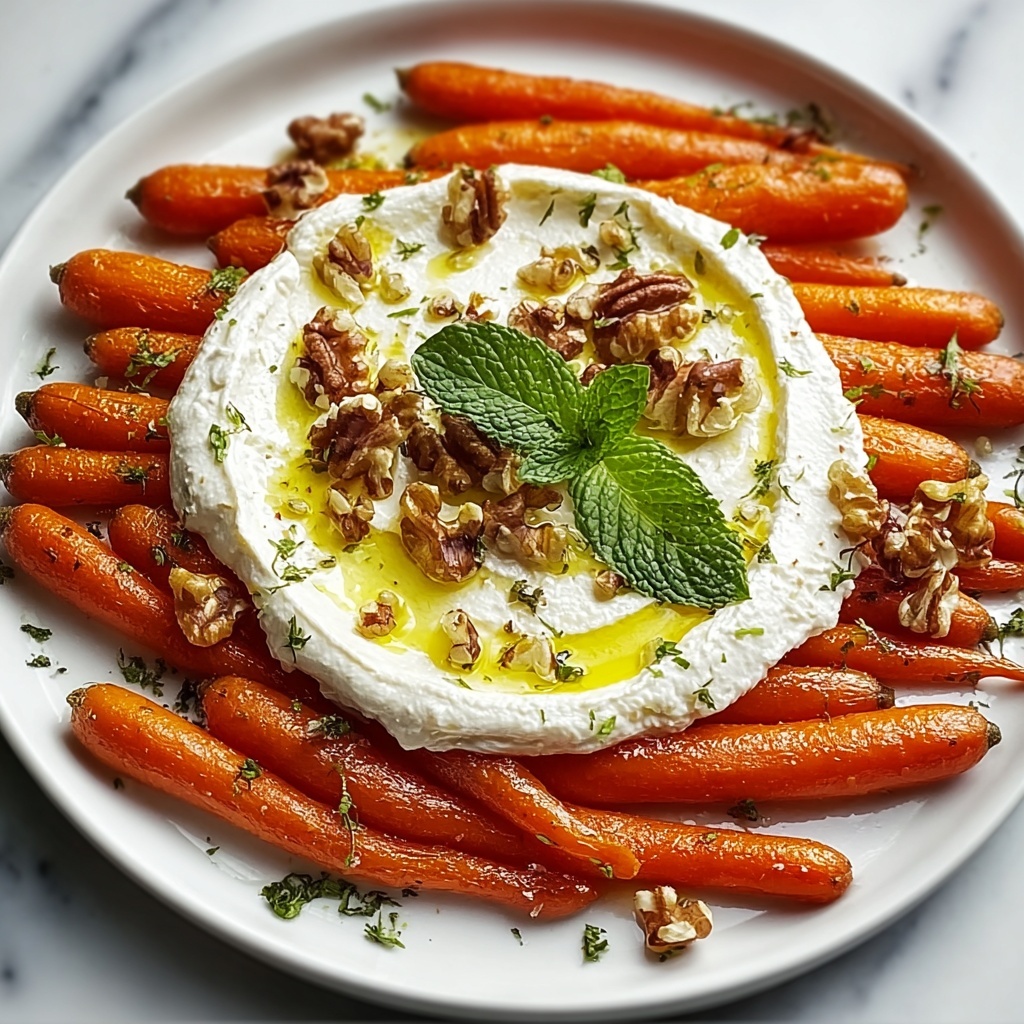 Roasted Carrots with Whipped Ricotta and Hot Honey Recipe - Recipe Image